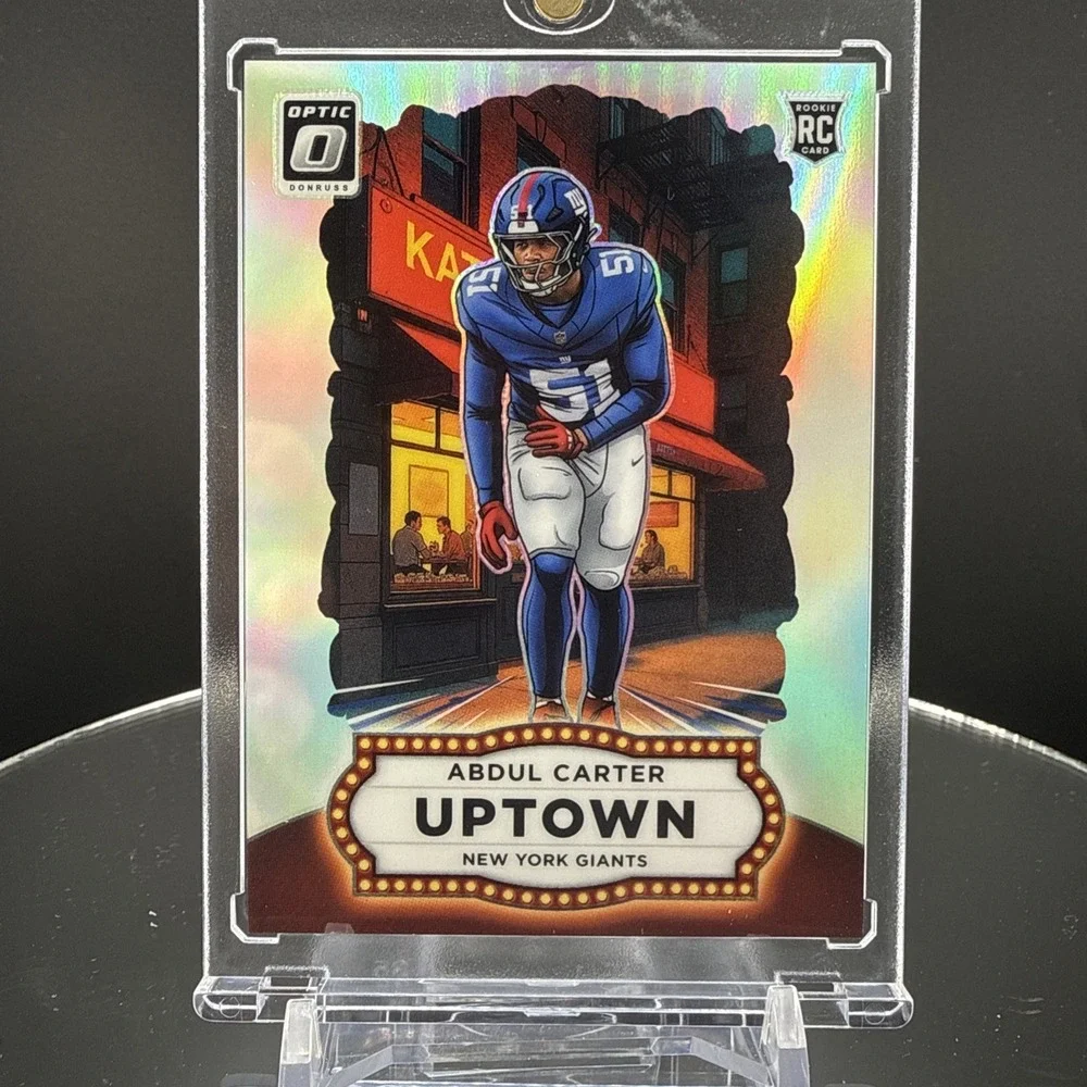 2025 Panini Donruss Optic Abdul Carter Uptown Rookie Prizm #1 New York Giants